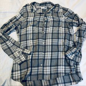 Gray Old Navy Flannel
